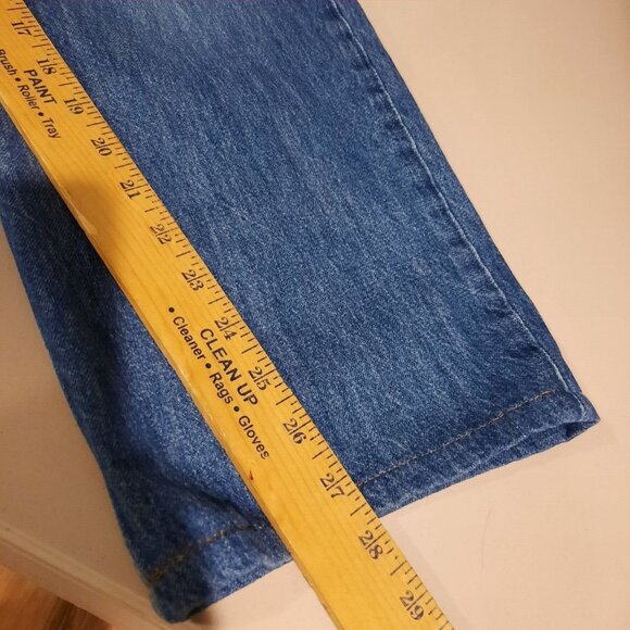 Levis Jeans Womens 32x27 Low Pro Straight Baggy Slouchy Skater Grunge 90s Hemmed - Picture 13 of 15